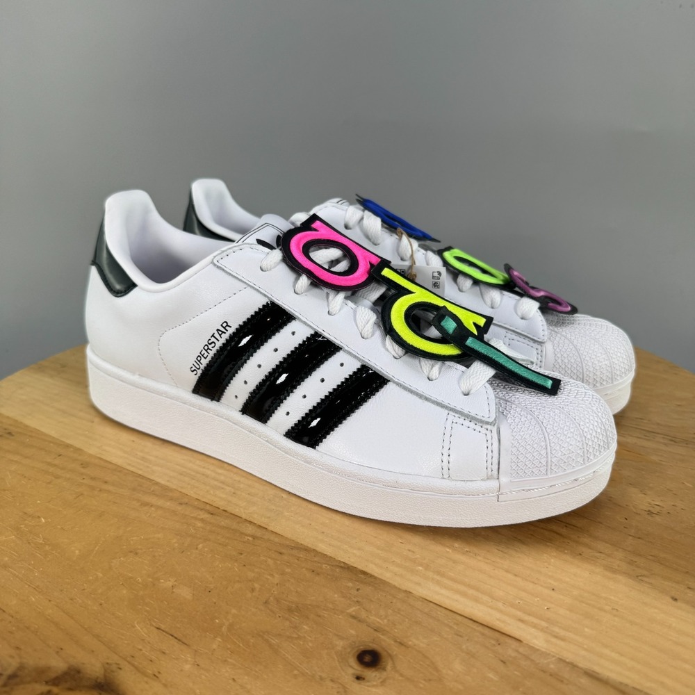 adidas X Jeremy Scott Superstar II Men's Size 10 Shoes Cloud White Core Black